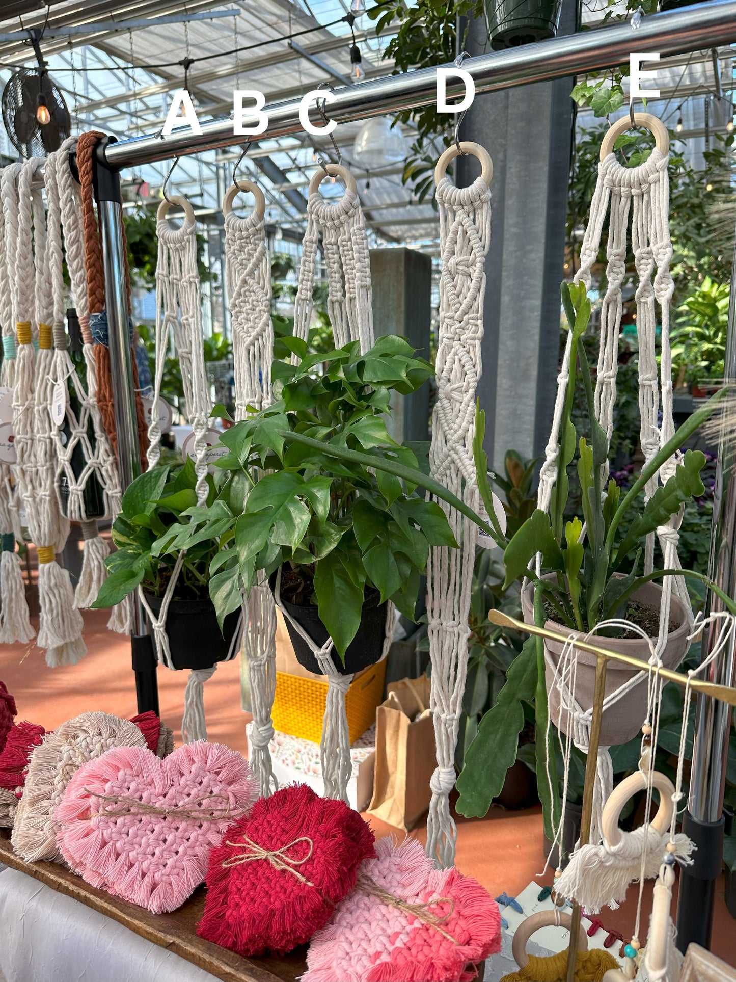 macrame plant hanger- boho decor