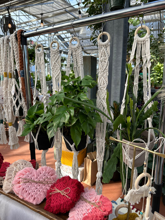 macrame plant hanger- boho decor