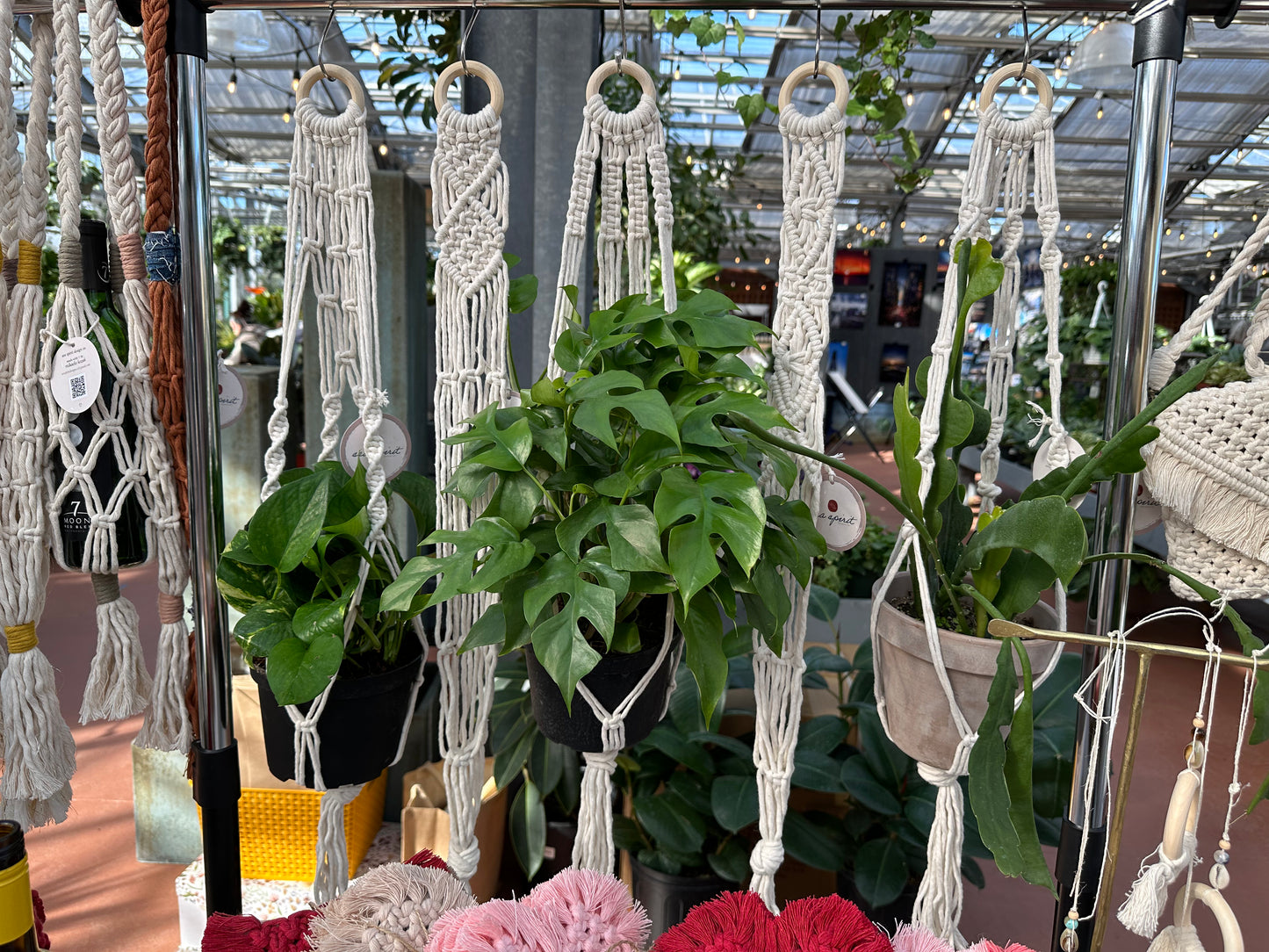 macrame plant hanger- boho decor